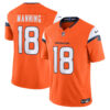 Peyton Manning Denver Broncos Orange Home Vapor F.U.S.E Limited Jersey - All Stitched