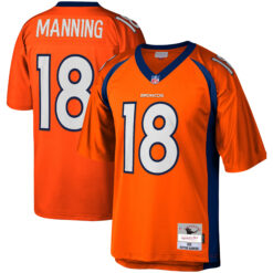 Peyton Manning Denver Broncos Orange 2015 Legacy Jersey - All Stitched