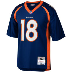 Alternative view of Peyton Manning Denver Broncos Navy 2015 Legacy Jersey - All Stitched