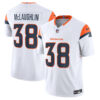 Jaleel McLaughlin Denver Broncos White Away Vapor F.U.S.E Limited Jersey - All Stitched