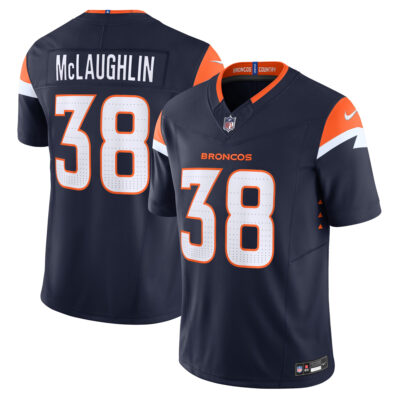 Jaleel McLaughlin Denver Broncos Navy Alternate Vapor F.U.S.E Limited Jersey - All Stitched
