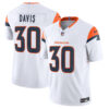 Terrell Davis Denver Broncos White Away Vapor F.U.S.E Limited Jersey - All Stitched