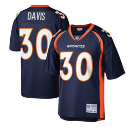 Terrell Davis Denver Broncos Navy 1998 Legacy Jersey - All Stitched