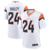 Champ Bailey Denver Broncos White Away Game Jersey - All Stitched