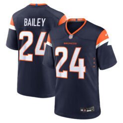 Champ Bailey Denver Broncos Navy Alternate Game Jersey - All Stitched