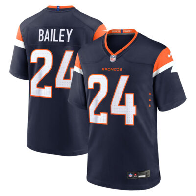 Champ Bailey Denver Broncos Navy Alternate Game Jersey - All Stitched