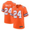 Champ Bailey Denver Broncos Orange Mile High Collection 1977 Throwback Game Jersey - All Stitched