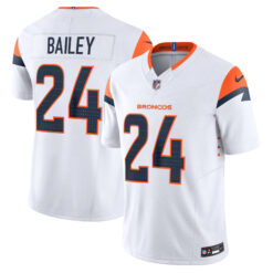 Champ Bailey Denver Broncos White Away Vapor F.U.S.E Limited Jersey - All Stitched