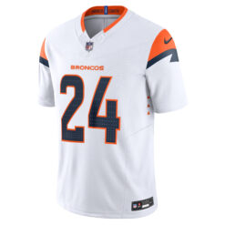 Alternative view of Champ Bailey Denver Broncos White Away Vapor F.U.S.E Limited Jersey - All Stitched