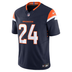 Alternative view of Champ Bailey Denver Broncos Navy Alternate Vapor F.U.S.E Limited Jersey - All Stitched