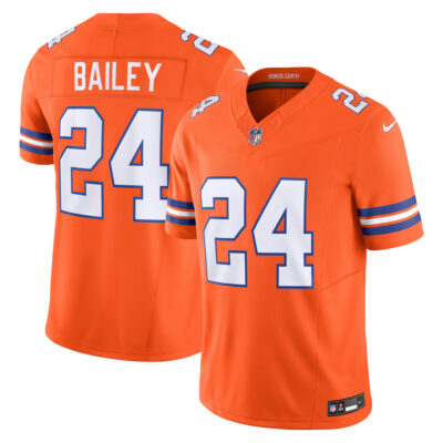 Champ Bailey Denver Broncos Orange Mile High Collection 1977 Throwback Vapor F.U.S.E Limited Jersey - All Stitched