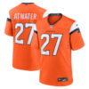 Steve Atwater Denver Broncos Orange Home Game Jersey - All Stitched