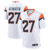 Steve Atwater Denver Broncos White Away Game Jersey - All Stitched