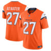 Steve Atwater Denver Broncos Orange Home Vapor F.U.S.E Limited Jersey - All Stitched