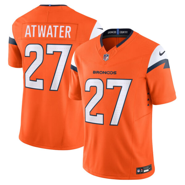 Steve Atwater Denver Broncos Orange Home Vapor F.U.S.E Limited Jersey - All Stitched