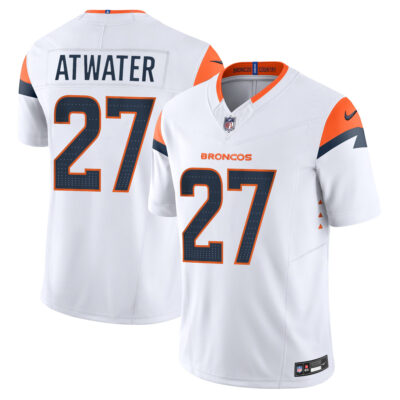Steve Atwater Denver Broncos White Away Vapor F.U.S.E Limited Jersey - All Stitched