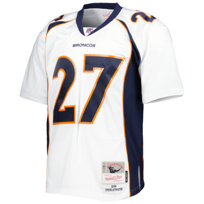 Alternative view of Steve Atwater Denver Broncos White Legacy Jersey - All Stitched