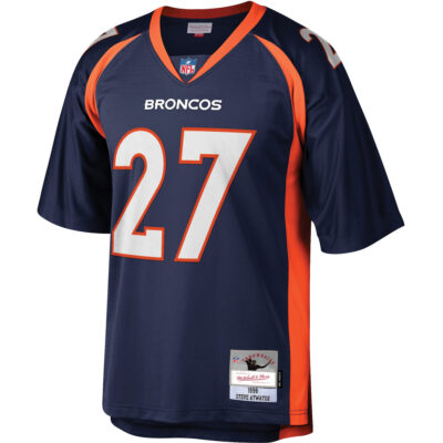 Alternative view of Steve Atwater Denver Broncos Navy Legacy Jersey - All Stitched