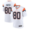 Rod Smith Denver Broncos White Away Game Jersey - All Stitched