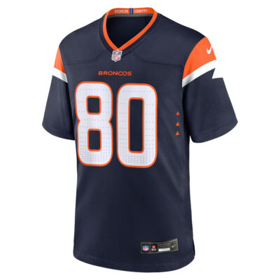 Alternative view of Rod Smith Denver Broncos Navy Alternate Game Jersey - All Stitched