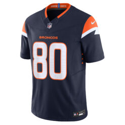 Alternative view of Rod Smith Denver Broncos Navy Alternate Vapor F.U.S.E Limited Jersey - All Stitched