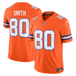 Rod Smith Denver Broncos Orange Mile High Collection 1977 Throwback Vapor F.U.S.E Limited Jersey - All Stitched