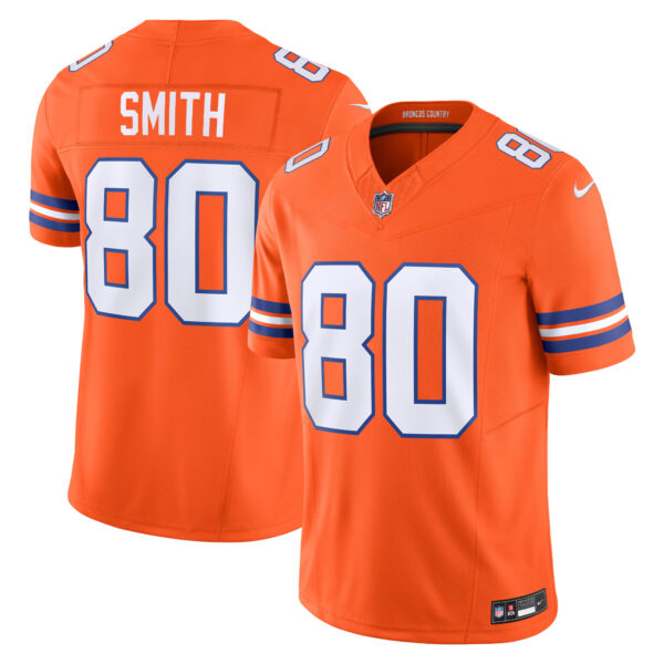 Rod Smith Denver Broncos Orange Mile High Collection 1977 Throwback Vapor F.U.S.E Limited Jersey - All Stitched