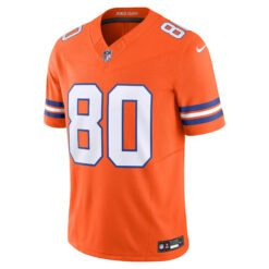 Alternative view of Rod Smith Denver Broncos Orange Mile High Collection 1977 Throwback Vapor F.U.S.E Limited Jersey - All Stitched