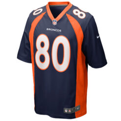 Alternative view of Rod Smith Denver Broncos Navy Jersey - All Stitched
