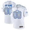 Custom Buffalo Bills White 2025 Rivalries Collection Game Jersey - All Stitched