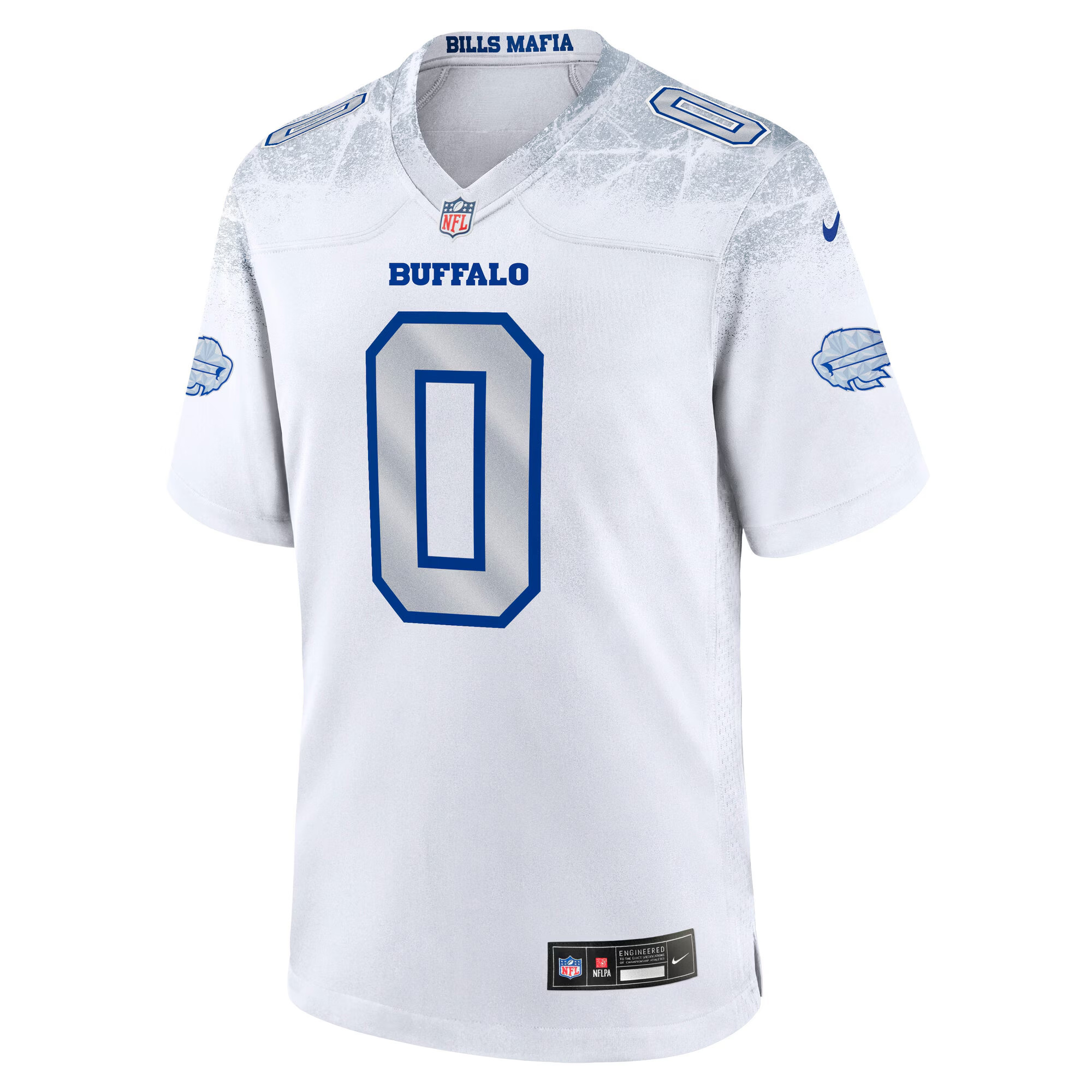 Keon Coleman Buffalo Bills White 2025 Rivalries Collection Game Jersey - All Stitched - Image 2