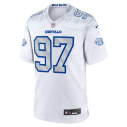 Alternative view of Joey Bosa Buffalo Bills White 2025 Rivalries Collection Game Jersey - All Stitched