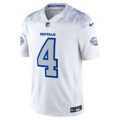 Alternative view of James Cook III Buffalo Bills White 2025 Rivalries Collection Limited Jersey - All Stitched
