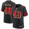 The Faithful San Francisco 49ers Black 2025 Rivalries Collection Game Jersey - All Stitched