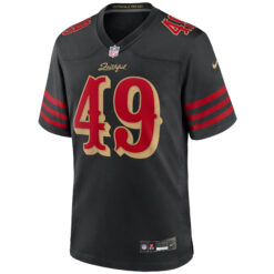 Alternative view of The Faithful San Francisco 49ers Black 2025 Rivalries Collection Game Jersey - All Stitched