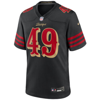 Alternative view of The Faithful San Francisco 49ers Black 2025 Rivalries Collection Game Jersey - All Stitched