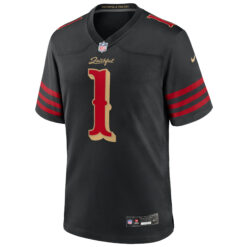 Alternative view of Ricky Pearsall San Francisco 49ers Black 2025 Rivalries Collection Game Jersey - All Stitched