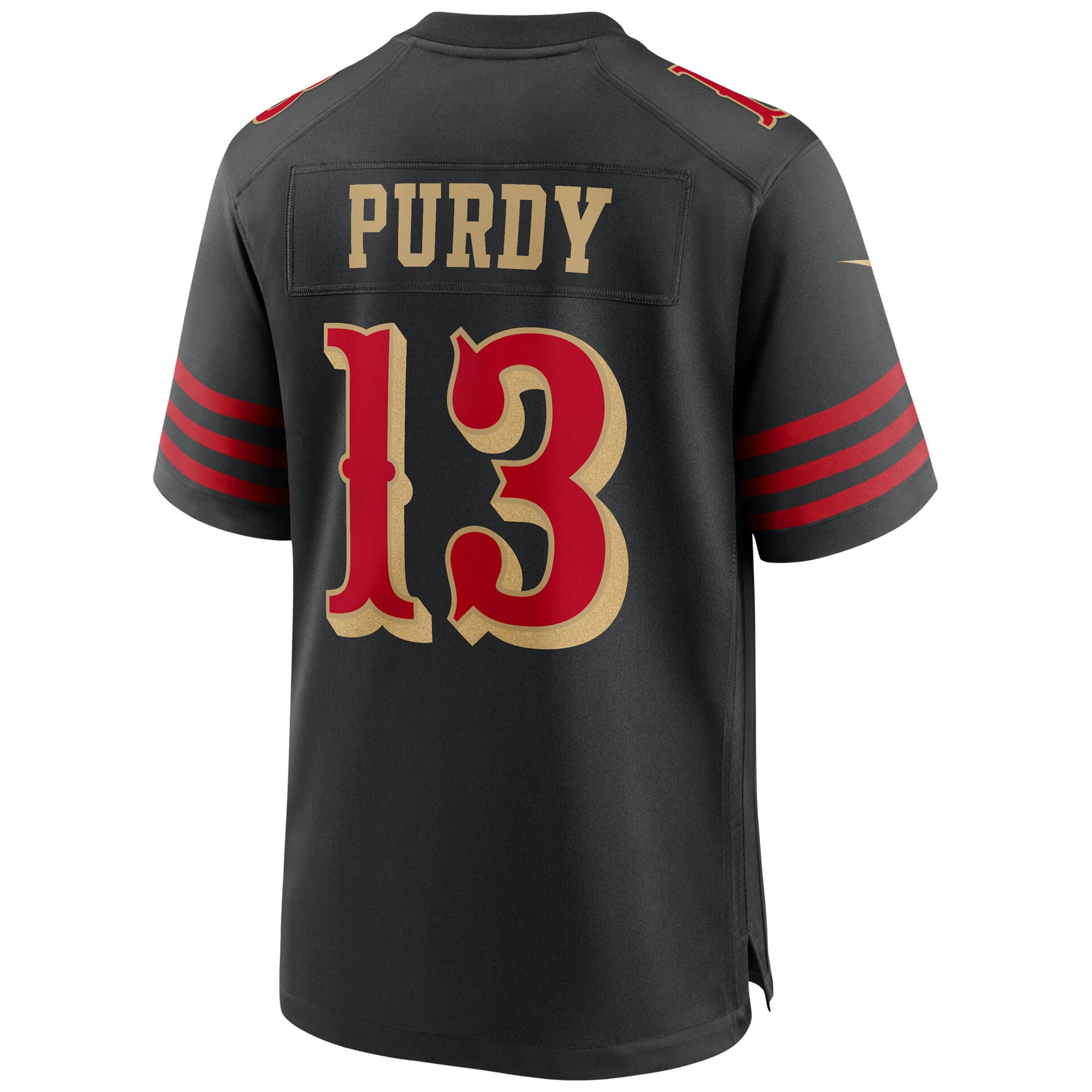Brock Purdy San Francisco 49ers Black 2025 Rivalries Collection Game Jersey - All Stitched - Image 3