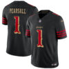Ricky Pearsall San Francisco 49ers Black 2025 Rivalries Collection Limited Jersey - All Stitched