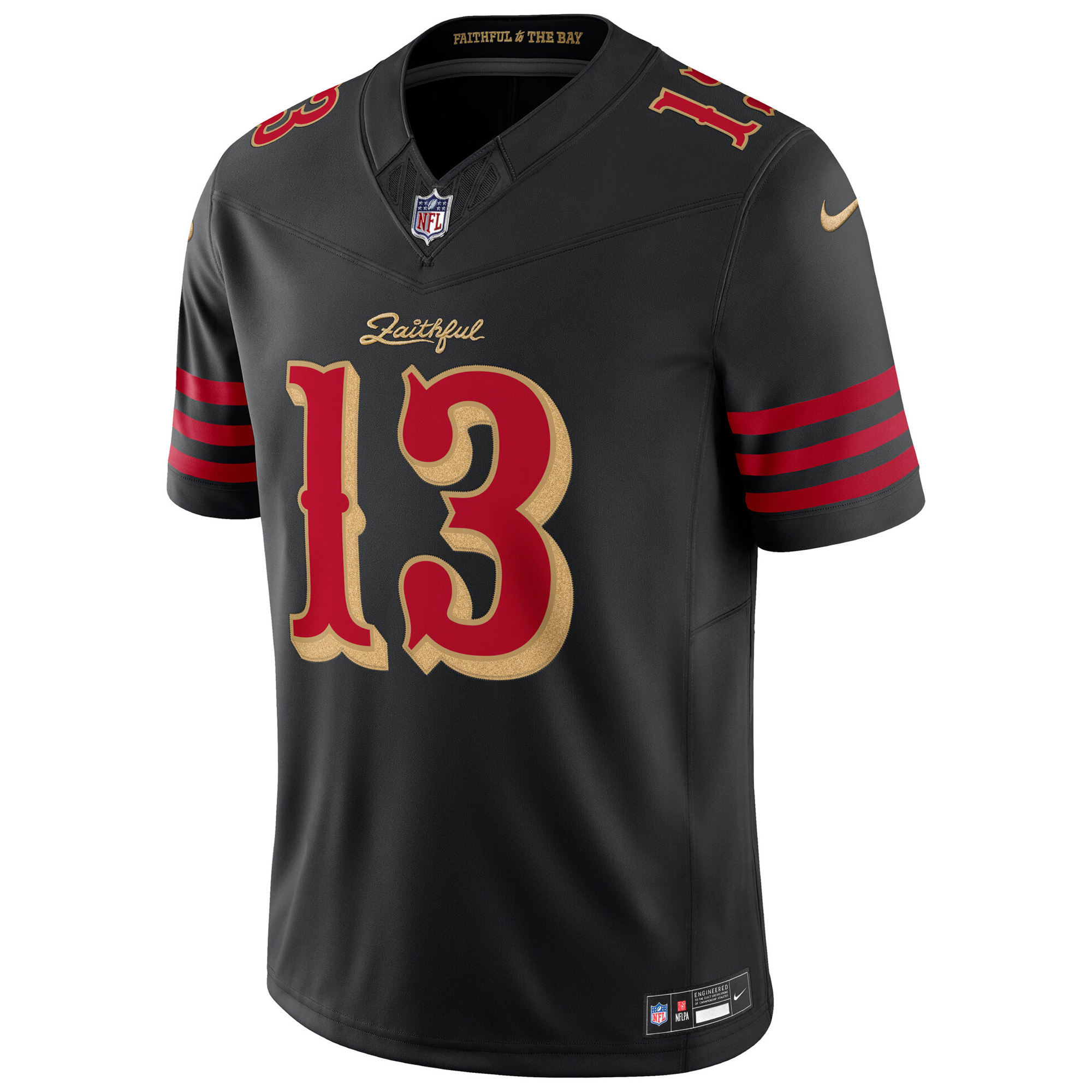 Brock Purdy San Francisco 49ers Black 2025 Rivalries Collection Limited Jersey - All Stitched - Image 2
