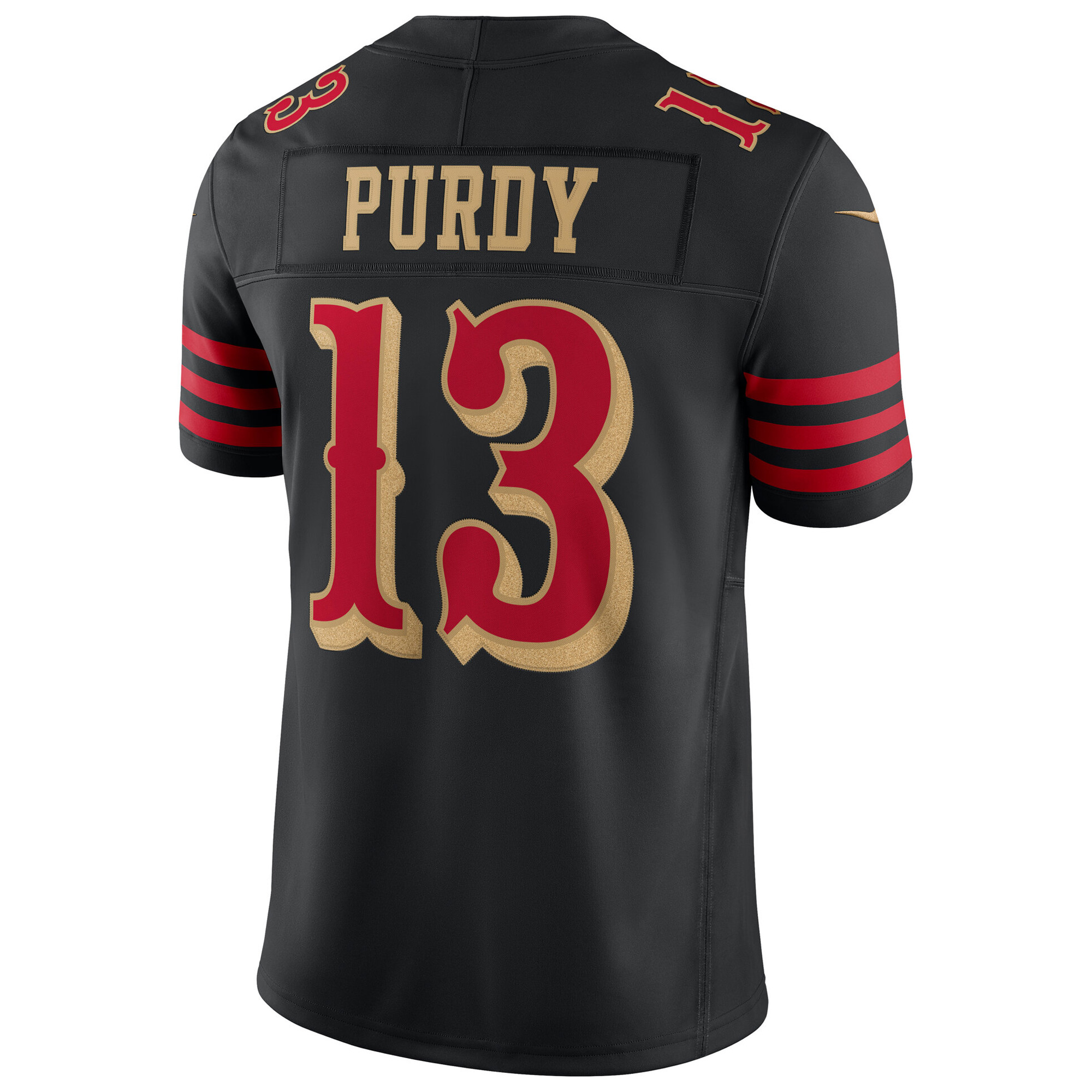 Brock Purdy San Francisco 49ers Black 2025 Rivalries Collection Limited Jersey - All Stitched - Image 3