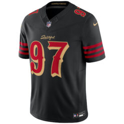 Alternative view of Nick Bosa San Francisco 49ers Black 2025 Rivalries Collection Limited Jersey - All Stitched