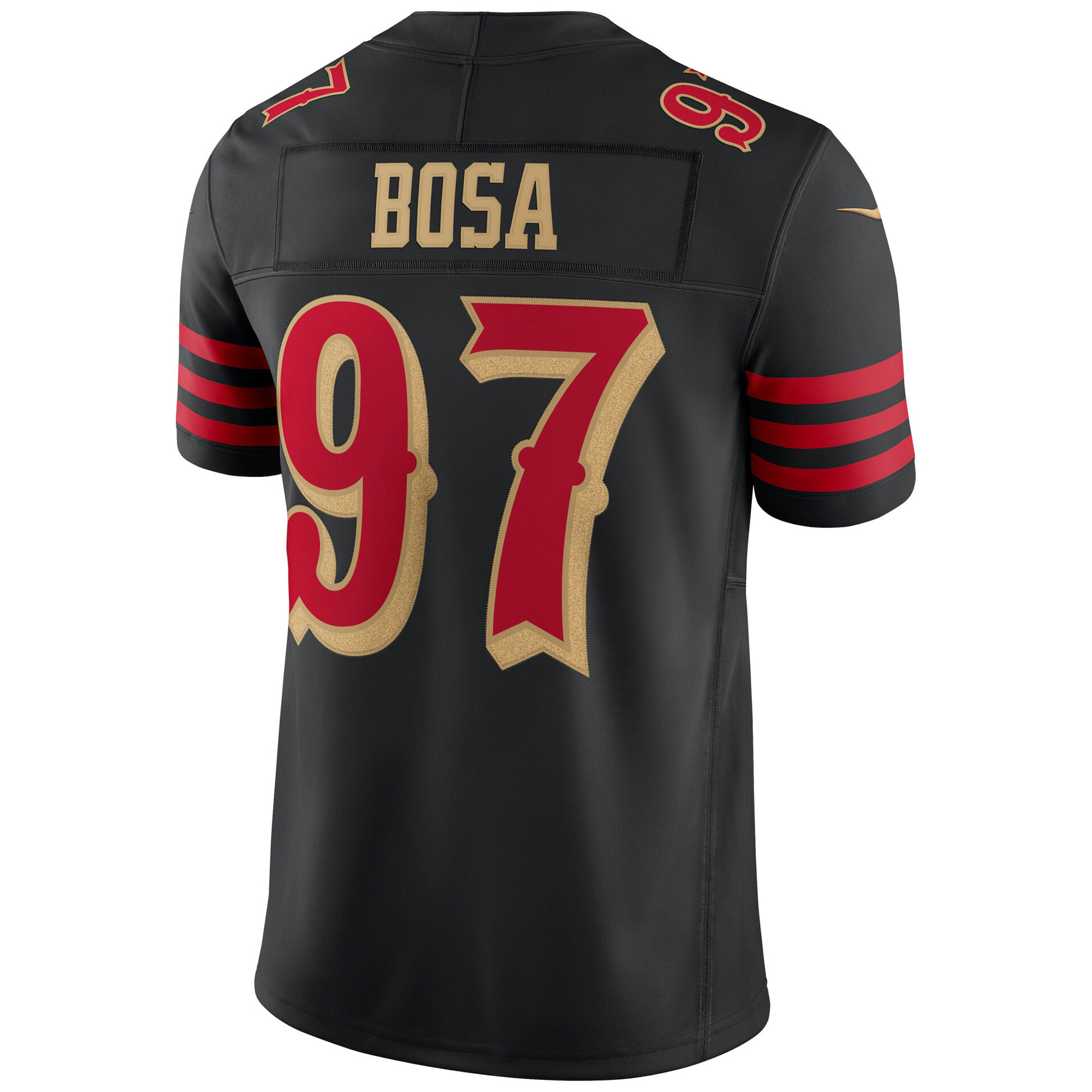 Nick Bosa San Francisco 49ers Black 2025 Rivalries Collection Limited Jersey - All Stitched - Image 3