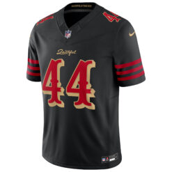 Alternative view of Kyle Juszczyk San Francisco 49ers Black 2025 Rivalries Collection Limited Jersey - All Stitched