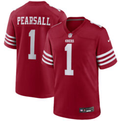 Ricky Pearsall San Francisco 49ers Scarlet Game Jersey - All Stitched