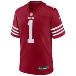 Alternative view of Ricky Pearsall San Francisco 49ers Scarlet Game Jersey - All Stitched