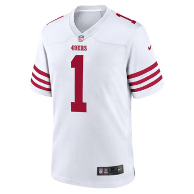Alternative view of Ricky Pearsall San Francisco 49ers White Game Jersey - All Stitched
