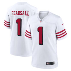 Ricky Pearsall San Francisco 49ers White Alternate Game Jersey - All Stitched