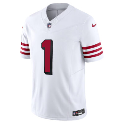Alternative view of Ricky Pearsall San Francisco 49ers White Alternate Vapor F.U.S.E Limited Jersey - All Stitched