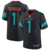 Tua Tagovailoa Miami Dolphins Pitch Blue 2025 Rivalries Collection Game Jersey - All Stitched